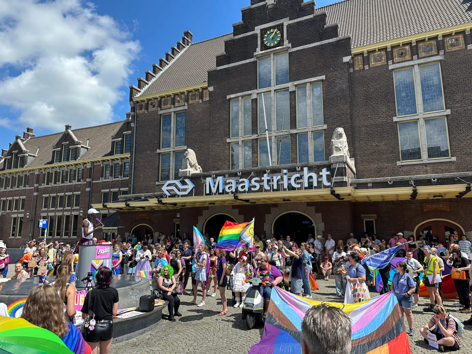 geen parade, maar een protest